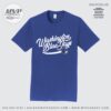 Washington Blue Jay Adult Swoop Tee, Screen Printing